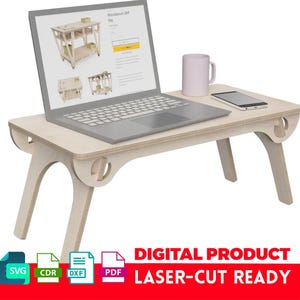 Digital Product - Folding Simple Bed - Laptop Table DXF Files