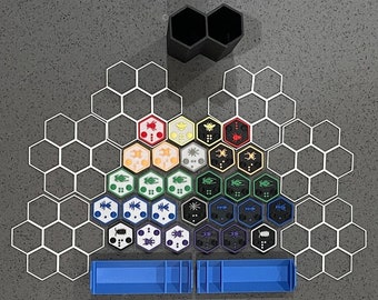 Hive Braille Edition: 3D Printed Tabletop Game with Expansions