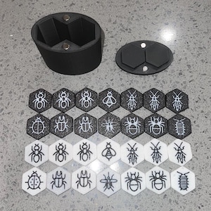 Pocket Hive Game: Travel Size with Magnetic Case & All Expansions