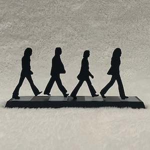 The Beatles Abbey Road silhouette. 3D printed