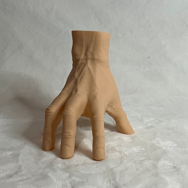 Ein Ding aus der Addams Family. 3D gedruckte Hand. Authentische Handgröße