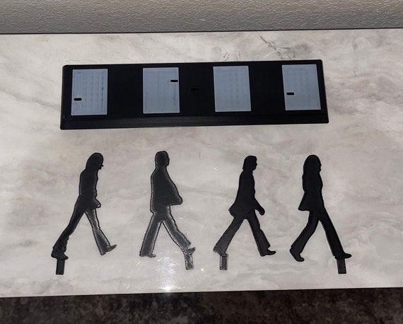 - Abbey Silhouette. Printed Beatles Etsy 3D The Road