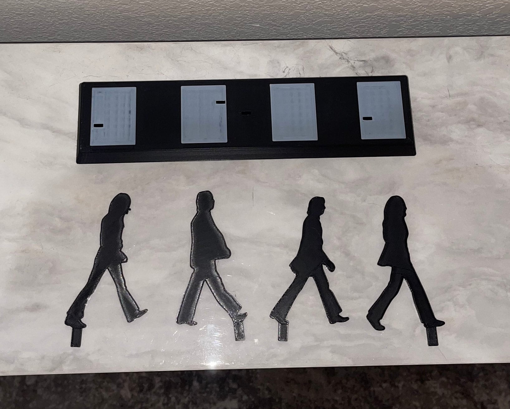 アート・デザイン・音楽 In the Footsteps of the Beatles The Beatles Abbey Road Shadowbox Art | Artovision
