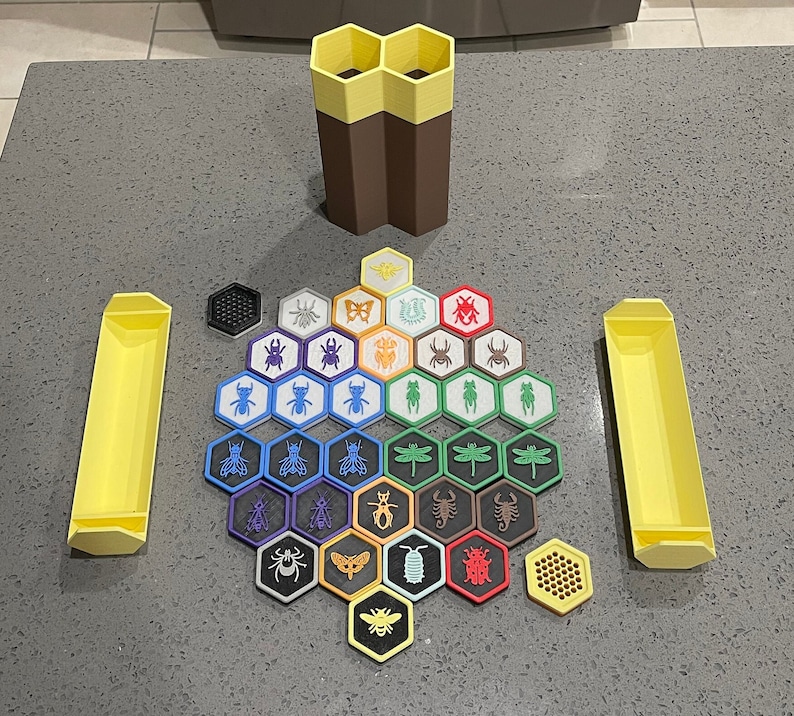 Hive Colony Board Game With All Expansions Hive Original Venom Swarm