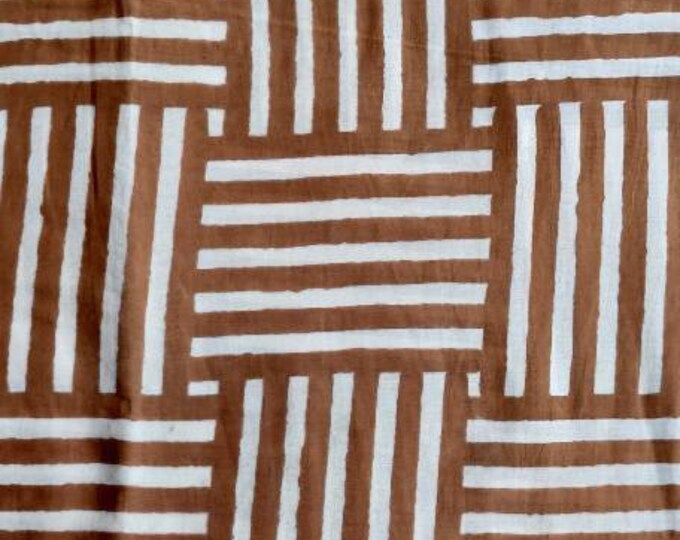 Hand Block Print Fabric,Cotton Fabric, Indian Fabric, fabric by yard, Block Printed Cotton womens clothing