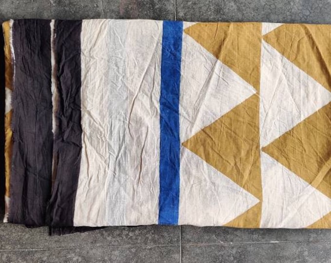 Beautiful Indian Hand Block Print Cotton Pareo, Handmade Geometric Print Sarong, Women's Wear Scarves, Decorative Dupatta for Her