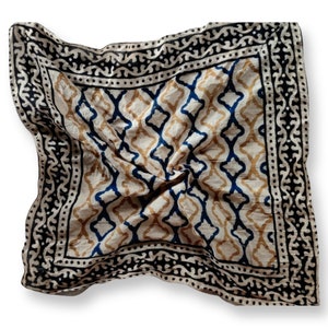 Handgefertigte Bio-Baumwolle Bandanas, Boho Style Baumwolle Halstuch, Paisley Design Schals, Baumwoll Halstuch, hochwertiges Boho Soft Bandana