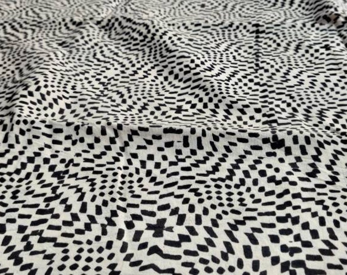 Hand Block Print Fabric,Cotton Fabric, Indian Fabric, fabric by yard, Block Printed Cotton womens clothing
