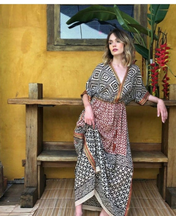 Vestidos kaftan largos sale