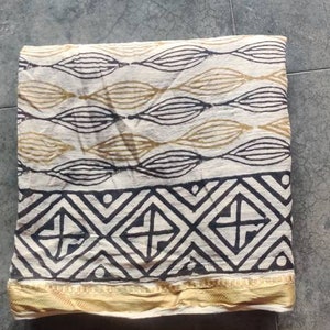 Silk Border Indian Hand block print Sarong beach wrap, Cotton Silk Pareo, Zari sarong for women, Ladies Scarf, Jaipur Print, Beach Scarf