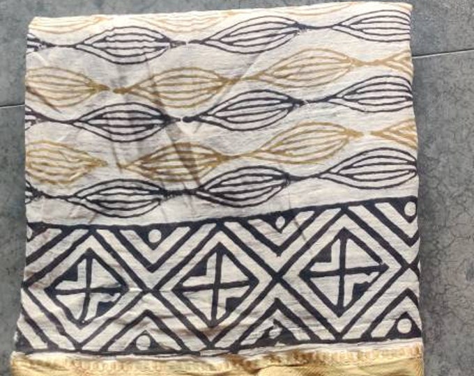 Silk Border Indian Hand block print Sarong beach wrap, Cotton Silk Pareo, Zari sarong for women, Ladies Scarf, Jaipur Print, Beach Scarf