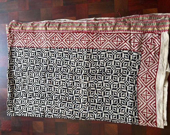 Cotton hand block print  sarong block print women dress hand block body cover up cotton summer sarong
