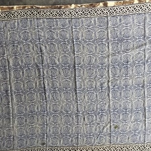 Hand Block Printed Sarong for Women with Zari Border, beach scarves in cotton Beach Wrap Pareo Beach Swim wear gift for her Beach Cover Ups