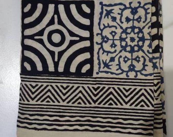 Hand Block Print Sarong for Women Pariyo Cotton Pareo Beach Wraps Swim Wear Western Sarongs Summer Scarf Printed Fabric Cover Up Scarves