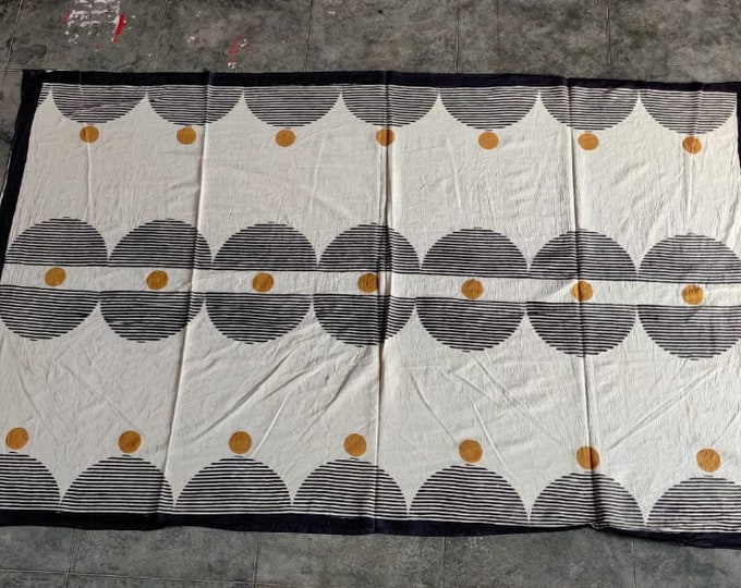 Beautiful Black Geometric Hand block Print Scarves, Hand Made Sarong, Cotton Sarong, Printed Sarong, Soft Cotton Dupatta, Beach Wrap Pareo
