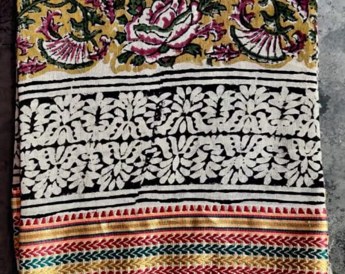 Cotton handblock print sarongs.handblock print pariyo.handmade scarf.block print women dress.summer dress sarongs