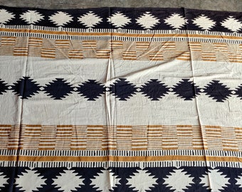 Ikat Block Printed Cotton Sarong, Jaipur Print Beach Wrap