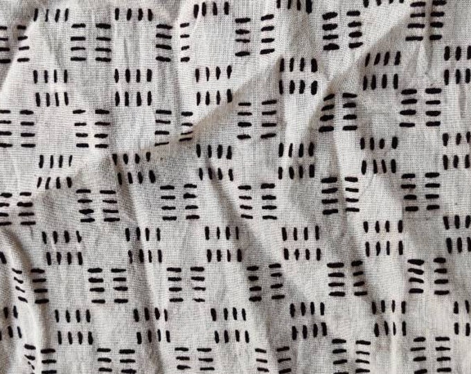Indian Hand Block Printed Fabric | 100% Pure Cotton Cloth | Fabric by Yard | Modern Home Decor |Sewing Fabric |Quilting Fabric |Craft Fabric