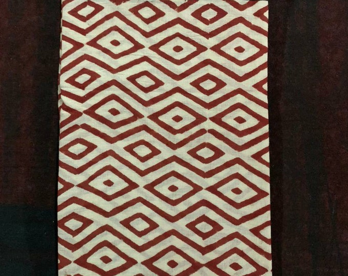 Red Geometric Printed Beach Wrap Sarong, Hand Block Printed Cotton Sarong, Long Scarf, Large Sarong, Cover up, Fashion Shawl Beach Sarong