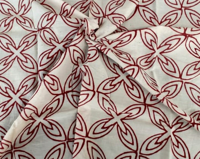 Hand Block Printed Zari Cotton Sarong, Beach Wrap Pareo, Long Scarf, Large Sarong, Cover up, Soft Fabric Scarf, Fashion Shawl Beach Sarong