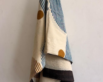 indian hand block printed sarong women scarf men scarf