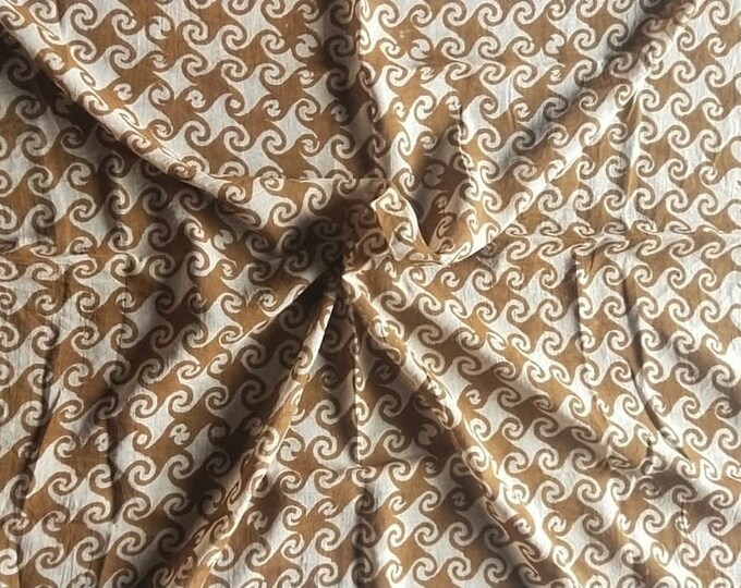 Mustard Hand Block Geometric Printed Cotton Sarong Wrap with Golden Zari Border, Long Scarf, Fashion Pareo, Beach Cover Up For Her