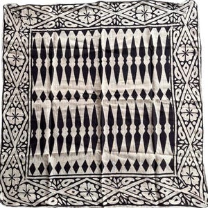 Jaipur Hand Block Print Bandana Natural Organic Print Bandana Scarf, Geometric Design Scarf, Vibrant Color, High-Quality, Winter Scarf
