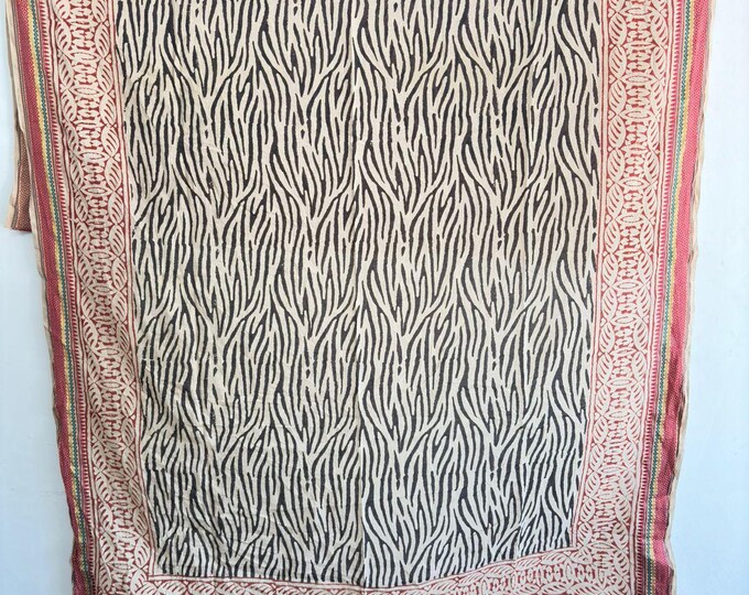 cotton hand block print samrong block print pariyo block print women dress hand made body cover up cotton scraves cotton summer sarong