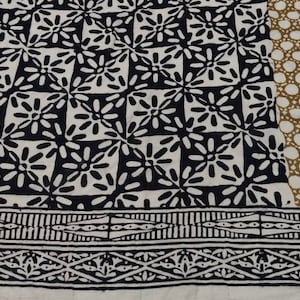 Indian Block Print Cotton Sarong - Village Crafts Beachwear