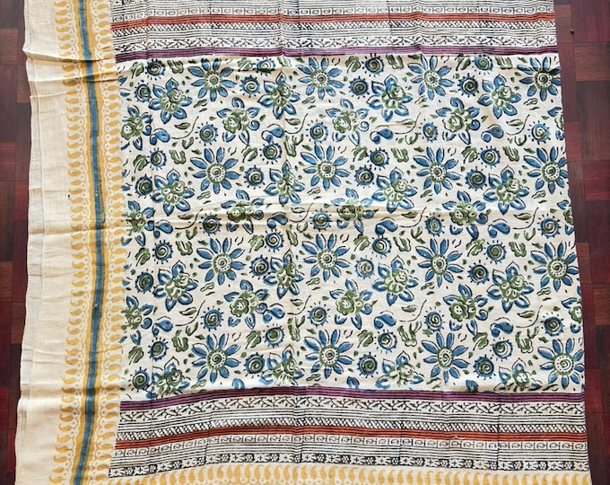 cotton hand block sorang print block print pariyo block print women dress cotton scrave cotton summer sorang