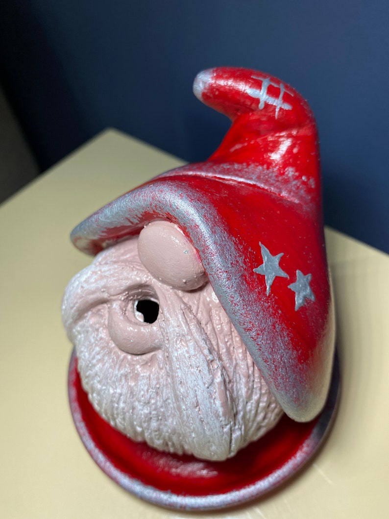 Handmade Gnome Incense Holder Backflow Incense Burner Gnome Etsy