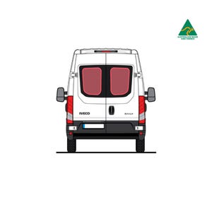 Iveco Daily 2015-2025 Rear Doors (pair) Window Covers