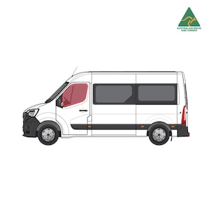 Renault Master 2011-2025 Front Doors (pair) Window Covers