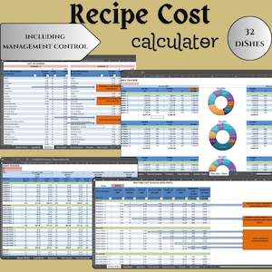 Recipe Cost & Sales Tracker for Food Businesses (Spreadsheet Download)
