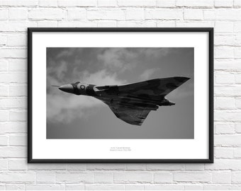 Lámina enmarcada Vulcan Bomber Conmemorativo