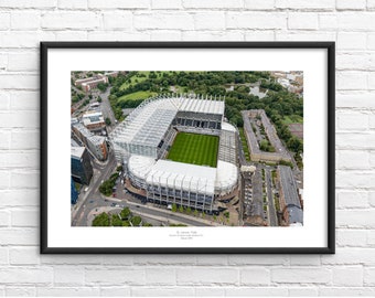Newcastle United F.C. St. James' Park Commemorative Framed Print