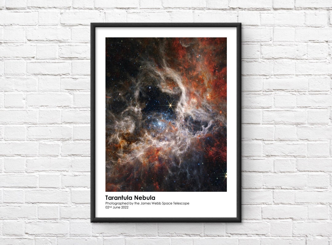 Tarantula Nebula James Webb Space Telescope Commemorative Framed Print ...