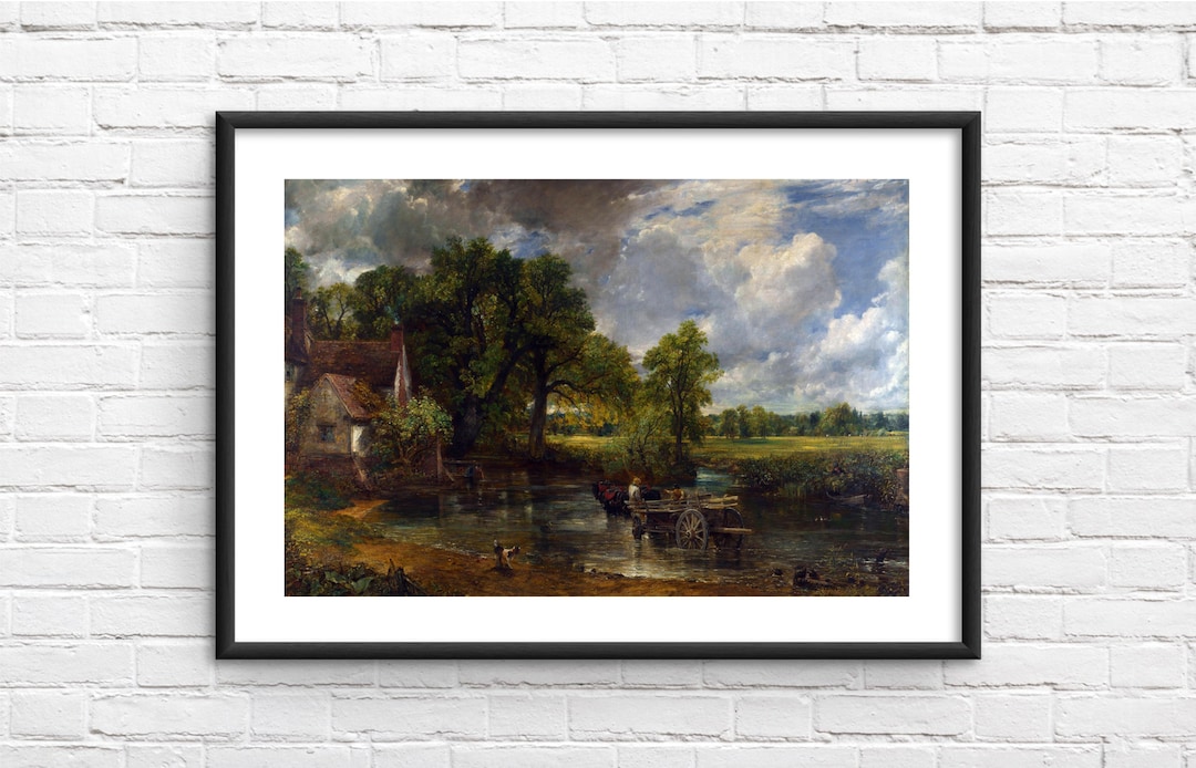 Reproduction encadrée de The Hay Wain par John Constable