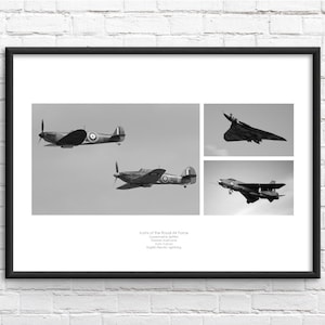Icons of the Royal Air Force Commemorative Framed Print