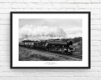 The Flying Scotsman LNER Class A3 4472 Commemorative Framed Print