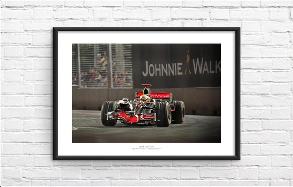 ルイスハミルトン2008年ワールドチャンピオン記念品マクラーレン