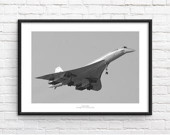 Concorde Final Flight Commemorative Framed Print