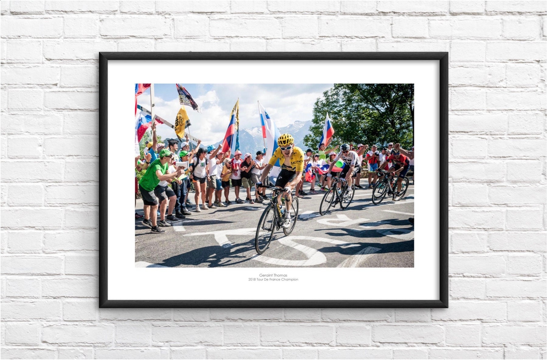 2022 Tour de France Polka Dot KOM T-Shirt Men LARGE + Cycling Cap TdF  Souvenir