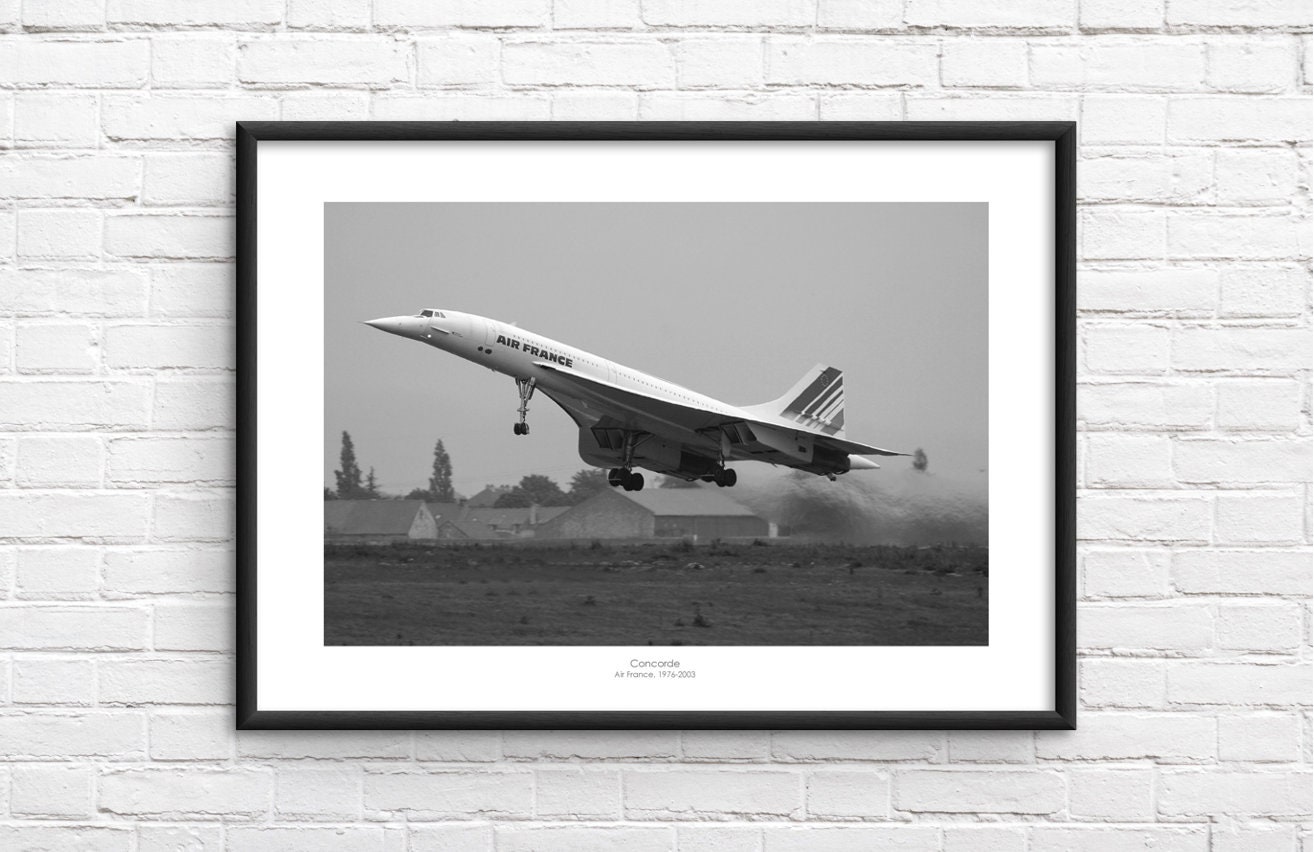 Air France Concorde Art - Etsy