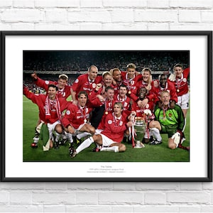 Manchester United 1999 Champions League Winners print