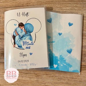 Funda cuadernillo U Minni Me con hijab, funda cuadernillo de examen, funda protectora personalizada con nombre, funda protectora, regalo para un nacimiento
