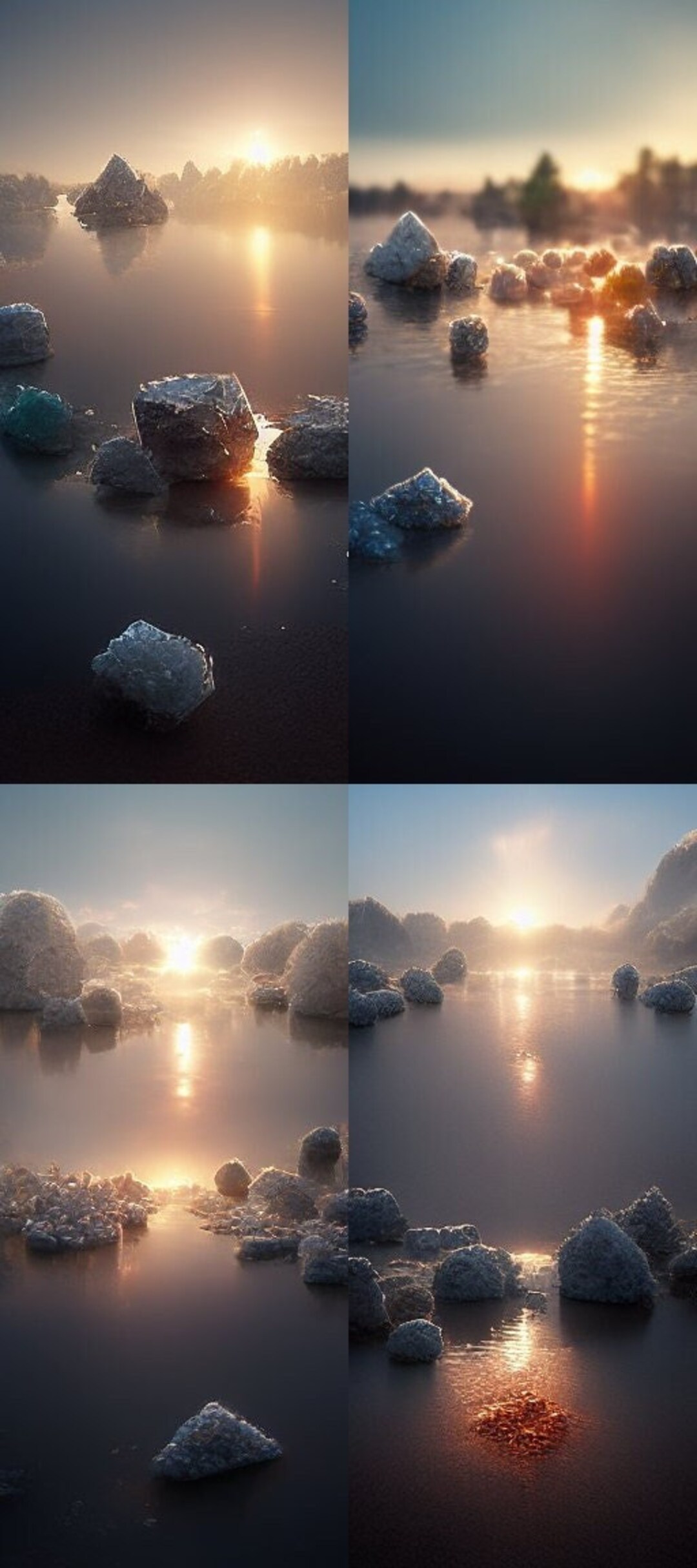 Crystal Lake Phone Wallpaper Set for Iphone, Samsung, Android Ios Etsy