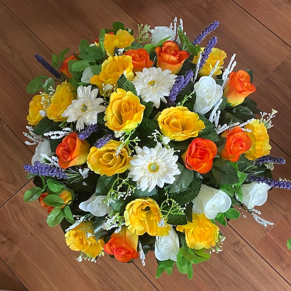 Artificial Flowers for Grave Etsy UK