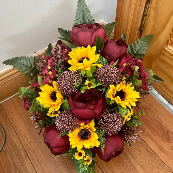 Artificial Flowers for Grave Etsy UK