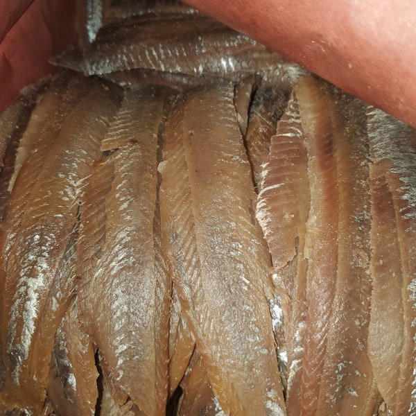 Salted SMOKE HERRING FILLET 1lb+ to 10lb best on the market guarantee